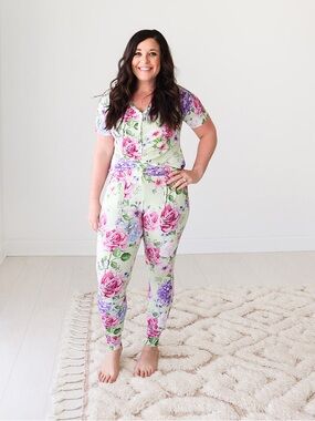 Posh Peanut - Women's Short Sleeve Loungewear - Georgina - Large (8-10)